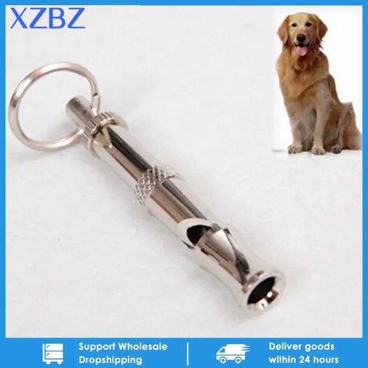 1PC Dog Whistle Pet Dog Training Obedience Whistle Sound Repeller Pitch Stop Barking Ontrol For Dogs Training Deterrent Supplies