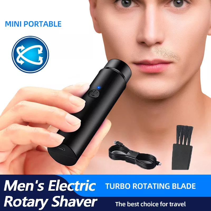 New Mini Electric Shaver Razors Travel Shaving Men Portable Machine Long-Lasting Battery Life Man Shavers Beard Trimmer Men's