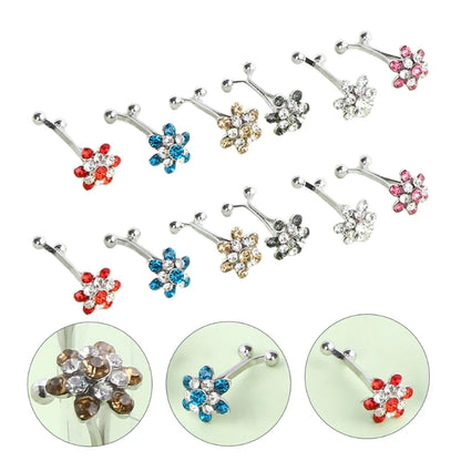 12Pcs/Set Multicolor Rhinestone Muslim Hijab Scarf U Clips Islamic Headscarf Shawl Ethnic Abaya Safey Brooch Pins
