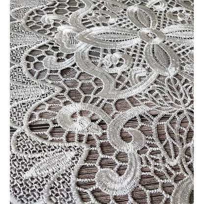 NEW oval Lace Embroidery table place mat pad Cloth placemat cup wedding Coffee tea coaster Christmas rose flower doily kitchen