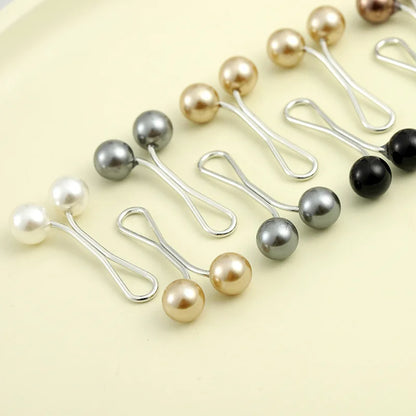 Multicolor Headscarf Pearl Pins Clips Pins Hijab Scarf Clips Muslim Arab Shawl Islamic Accessories Women Jewelry