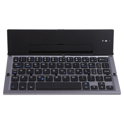 Foldable Rechargeable Keyboard Mini Wireless Bluetooth-compatible Keyboards Aluminum Alloy Portable Travel Office Home